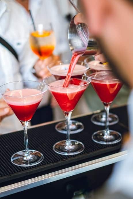 Cocktails rouge